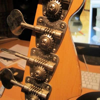 1974 Fender Jazz Bass Left-handed Lefty -- All Original image 11