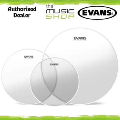 Evans G1 Standard Clear Tom Drumhead Pack, 12, 13 & 16" Drum Heads - ETP-G1CLR-S image 1