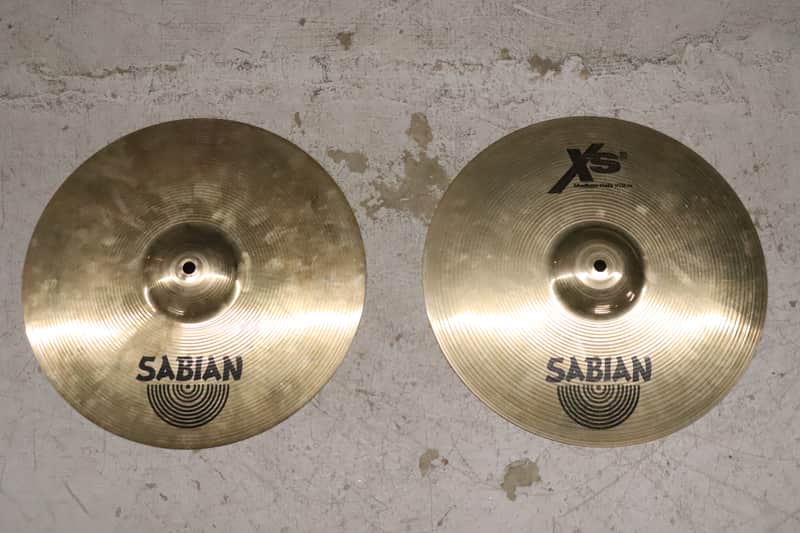 Sabian 14" XS20 Medium Hi-Hat Cymbals (Pair) image 1