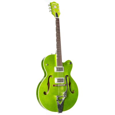 Gretsch G6120T-HR Brian Setzer Hot Rod Hollow-Body Bigsby Extreme Coolant Green - Semi Acoustic Custom Guitar image 1