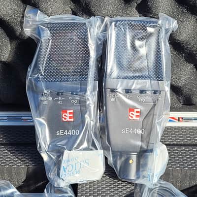 sE Electronics SE4400-PAIR (2nd Gen) Factory Matched Pair of SE4400 Large Diaphragm Condenser Microphones - With Shock Mounts, Stereo Bar, and Hard Case! **FREE SHIPPING!** image 2
