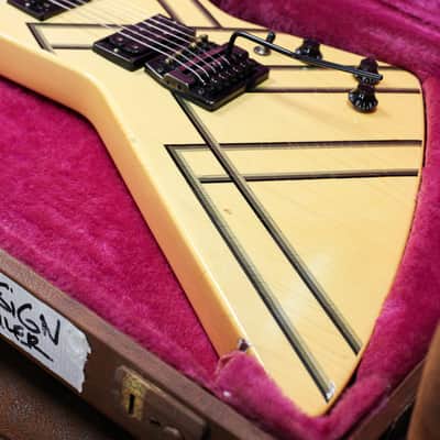 Gibson Explorer Designer Series 1985 | White Blue Stripes image 4