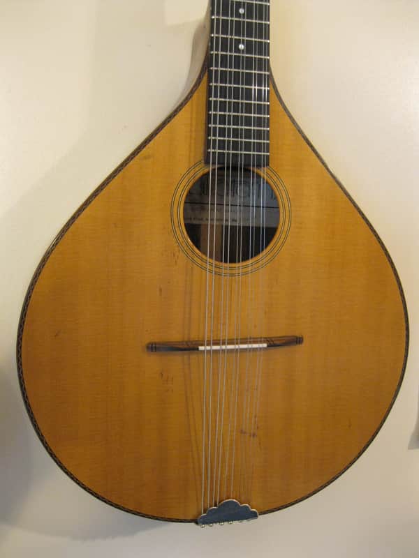 Gerald Adams Cittern Dated 1983 Sitka Spruce & Rosewood British Luthier-Made Traditional 10-String. image 1