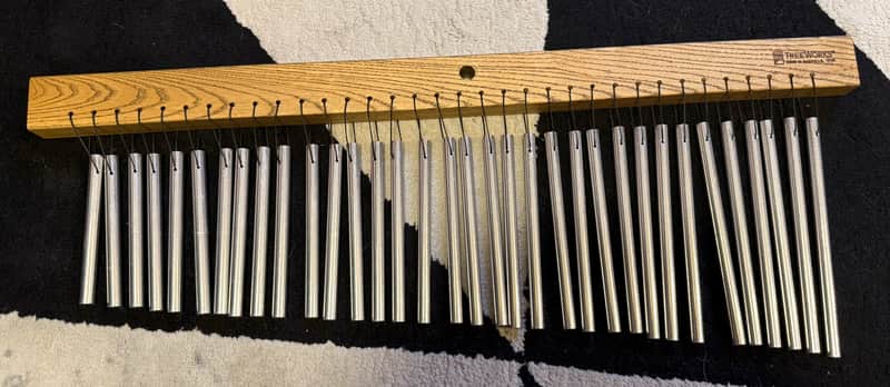 TreeWorks TRE34 Single Row 34-Bar Chimes 2010s - Natural image 1
