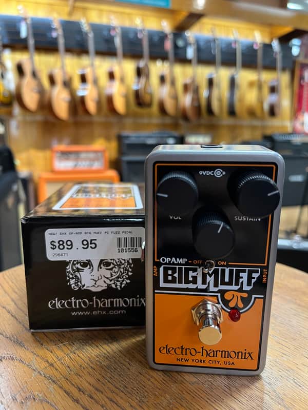 Electro-Harmonix Op Amp Big Muff Pi Reissue 2017 - Present - Black/Orange image 1