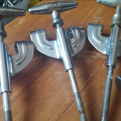 Pearl Star Hoshino MIJ VINTAGE 7 Torpedo Style Bass Drum T Rod and Claws 60s 70s RARE STYLE image 6