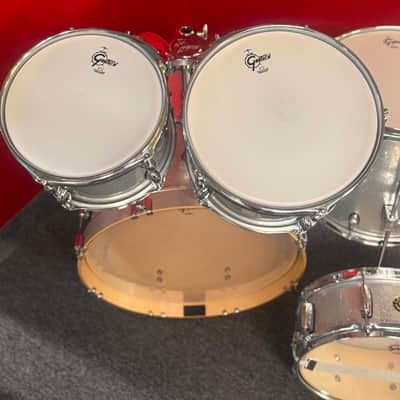 Gretsch Drums Catalina Maple 5 Piece Shell Pack with Snare Drum Silver Sparkle image 16