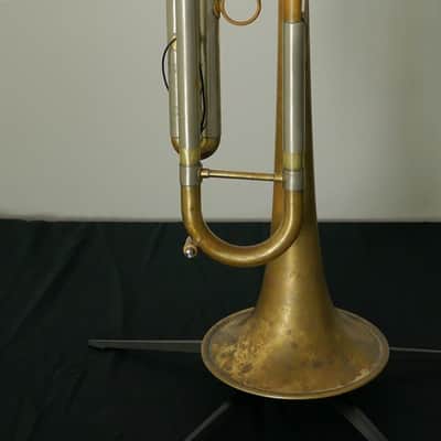 Used Monette MB-111 Bb Trumpet in Raw Brass image 3