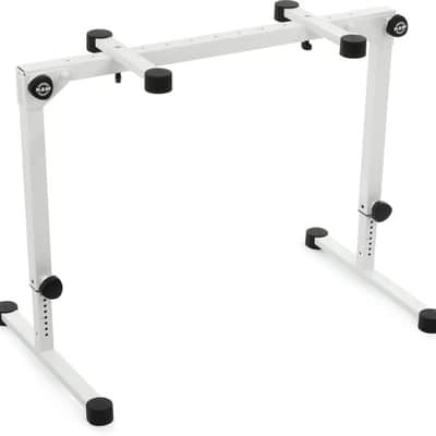 K&M 18820 Omega Pro Keyboard Stand - Pure White image 2