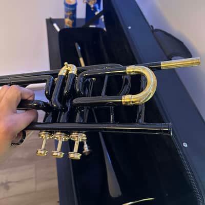 Valve Trombone – BB Pitch – Premium Black & Gold – Includes Case & Mouthpiece image 8