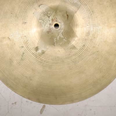 Zildjian 16" A. Avedis Hi Hat Cymbal Set Vintage 1960's 1,623 & 1,709g's image 7