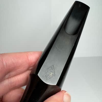 Meyer New York USA 5 LARGE Chamber Baritone Sax Mouthpiece 1960/70s - Hard Rubber image 5