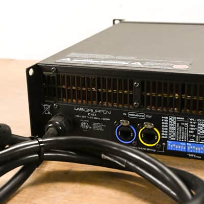 Lab Gruppen C 48:4 4800W 4-Channel Power Amplifier CG015RG image 9