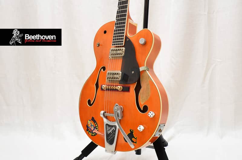 Gretsch Custom Shop Master Built G6120SSC Brian Setzer Tribute 2007 - Vintage Orange image 1