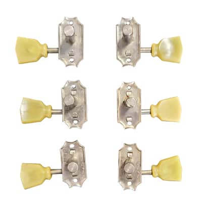 FULL SET OF 1947-52 KLUSON DELUXE "SINGLE LINE" TUNERS image 2