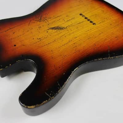 MJT Official Custom Order Vintage Aged Nitro Guitar Body by Mark Jenny VTT CUSTOM Sunburst image 8