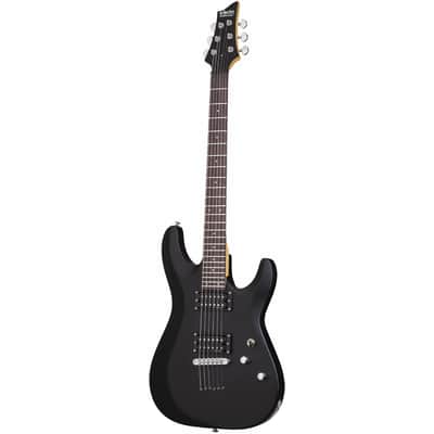 Schecter - C-6 Deluxe Electric Guitar - Satin Black Finish image 9
