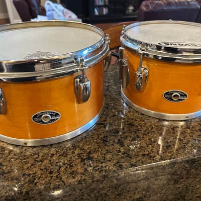 Slingerland Concert toms 8” & 10” Natural Finish image 2