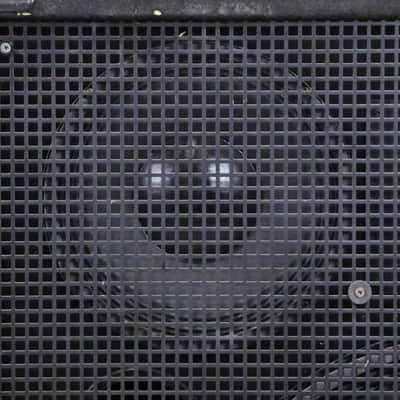 1990s JBL MR 838 3-Way Large Studio Live PA Monitors Black Carpet Cabinets 18” 10” Horn Speakers Bass Monitor Set image 11