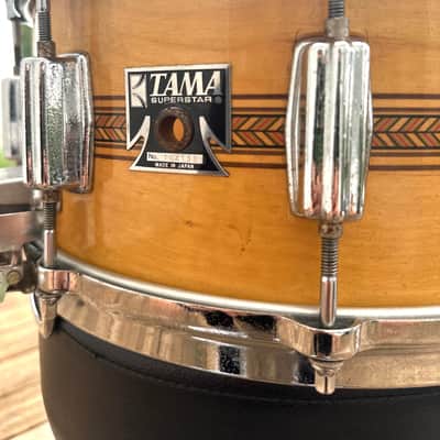 VINTAGE Tama Superstar Mastercraft Artwood Birch 6.5x14" Snare Drum image 4