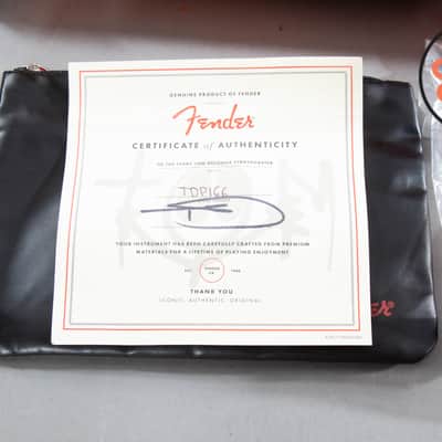 2025 Fender Tom DeLonge “Padre” Stratocaster – To The Stars Limited Edition | Brown w/ Orange Stripe | OHSC + COA image 12