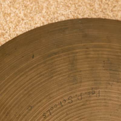 1960s Zildjian A 15" Hi Hat Cymbal 1220g image 4