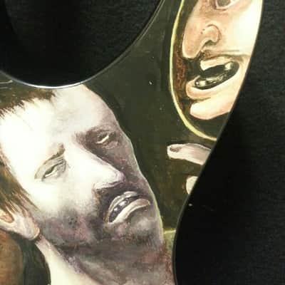 Schecter USA Masterworks #2 NOS 1997 "Christ Carrying the Cross" custom graphic image 6