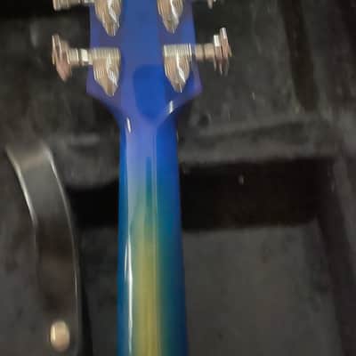 B.C. Rich Mockingbird Standard 1981 - 1987 - Blue Sunburst image 10