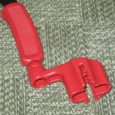 new old stock open package A+ D'Addario / Planet Waves 1st ver Pro-Winder RED String Winder & Cutter & Bridge PIn Puller, has different handle design than current DP0002 model,  from 2000s - for guitars, banjos, ukuleles, and mandolins image 17