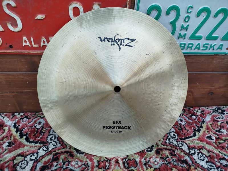 ZILDJIAN A 12" EFX Piggyback, 1990s, usato. image 1