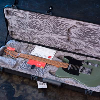 FENDER DEALER EXCLUSIVE AMERICAN ULTRA II TELECASTER, ROASTED MAPLE - ANTIQUE OLIVE image 9