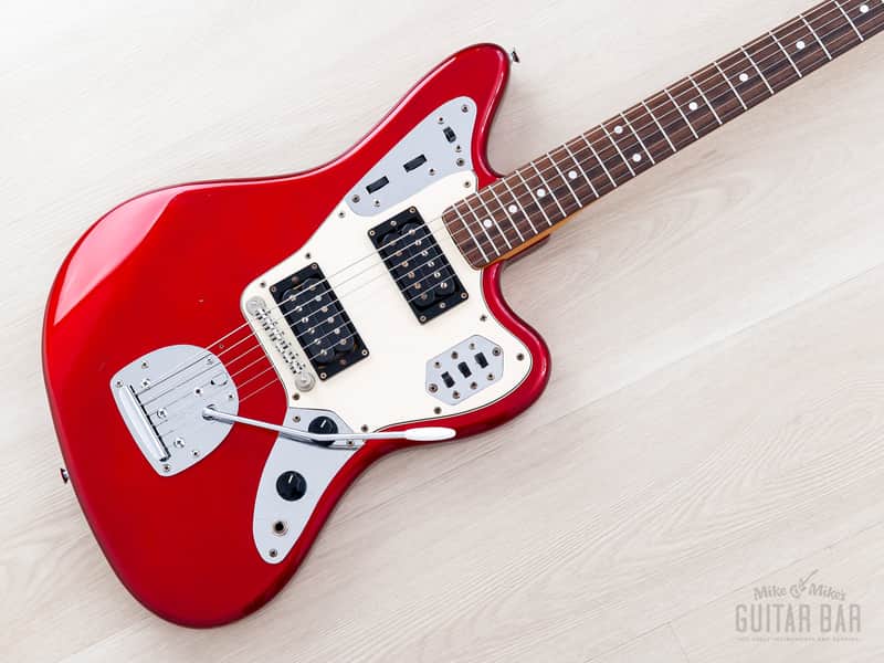 1996 Fender Order Made Kurt Cobain Spec Jaguar HH Candy Apple Red w/ DiMarzio, Japan MIJ