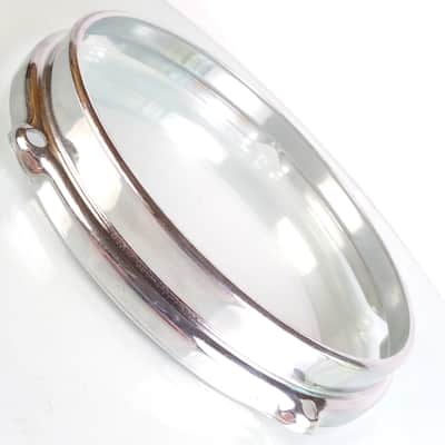 Slingerland 8" Stick-Saver Tom Drum Batter/Resonant Rim/Hoop 5Lug Chrome Vintage image 1