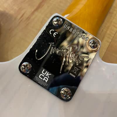 Fender Jimmy Page Mirror Telecaster  2023 Electric Guitar White Blonde (SN: USA02330) image 10