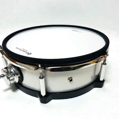 Dolby 12” Electronic White Silver TOM or SNARE w 6 Triggers for Roland Alesis Drum HX image 2