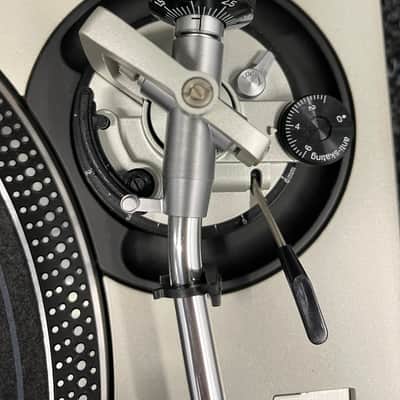 Technics SL-1200MK5 Silver Pair - Original Dust Covers, Headshells, Audio-Technica Cartridges image 6