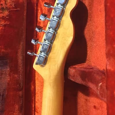 LEFTY! Vintage 1968 Fender Telecaster Guitar Maple Cap Neck Blonde Nitro Light Swamp Ash Solid Body 7 lb HSC Rare image 5