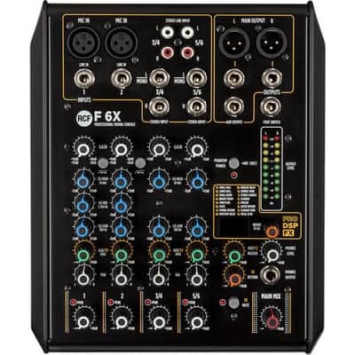RCF F6-X 6-Channel Mixer with Multi-FX image 3