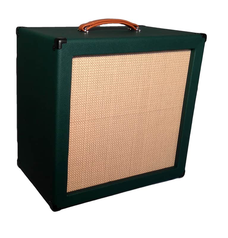 G&A 1x12 STANDARD GREEN/CANE Unloaded guitar cabinets image 1