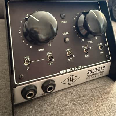 Universal Audio Solo/610 Desktop Tube Mic Preamp 2006 - Present - Black image 2