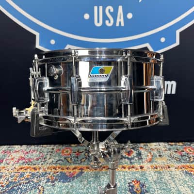 Ludwig - 6.5x14" No. 411 Super Sensitive Snare Drum 1976-1977 image 1
