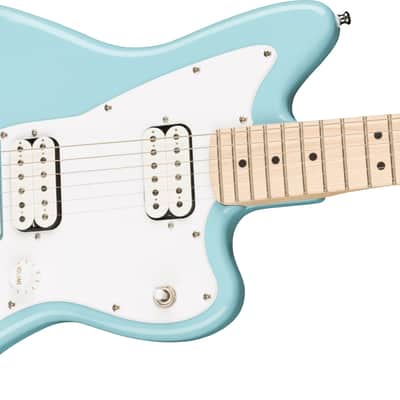 SQUIER - Mini Jazzmaster HH Maple Fingerboard White Pickguard Daphne Blue - 0370125504 image 4