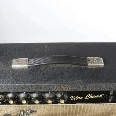 1981-1982-1983 Vintage Fender Vibro Champ Tube Combo Amp Blackface USA 1980s image 5