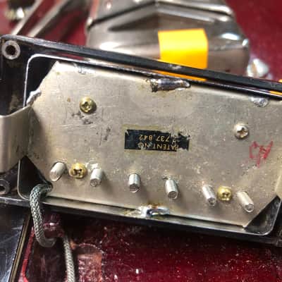 Gibson Les Paul Standard with Sideways Vibrola 1961 - 1962 - Cherry image 12
