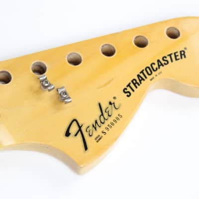 1979 Vintage Fender Stratocaster Maple Rosewood Fretboard NECK ~CLEAN~  1970s USA  Strat image 12