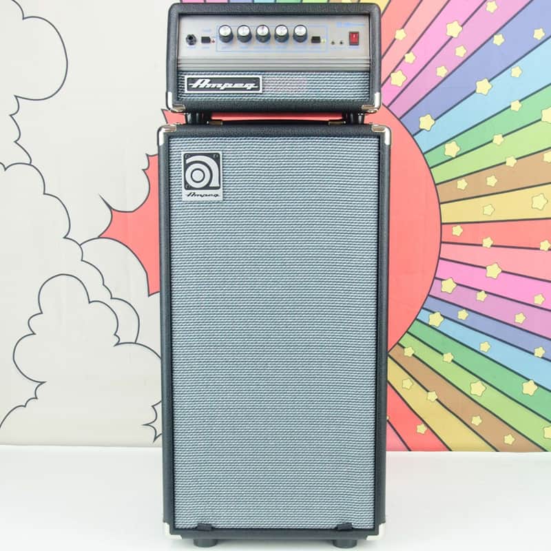Used Ampeg Micro-VR Mini Stack Bass Amp, CLEAN image 1