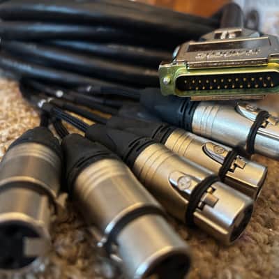 Jumperz DB25 to XLR-F 25’ foot cable snake image 4