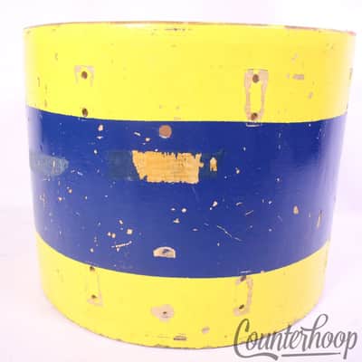Ludwig 15x12"Floor Tom Drum Shell Vintage 50s 3Ply Mahogany/Maple Marching Snare image 2