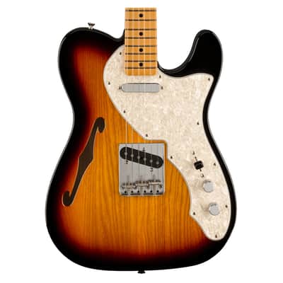 Used Fender Vintera II 60s Telecaster Thinline - 3-Color Sunburst w/Maple FB image 1