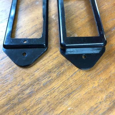 Allparts Dog ear mini humbucker mounting rings 2000's Black image 4
